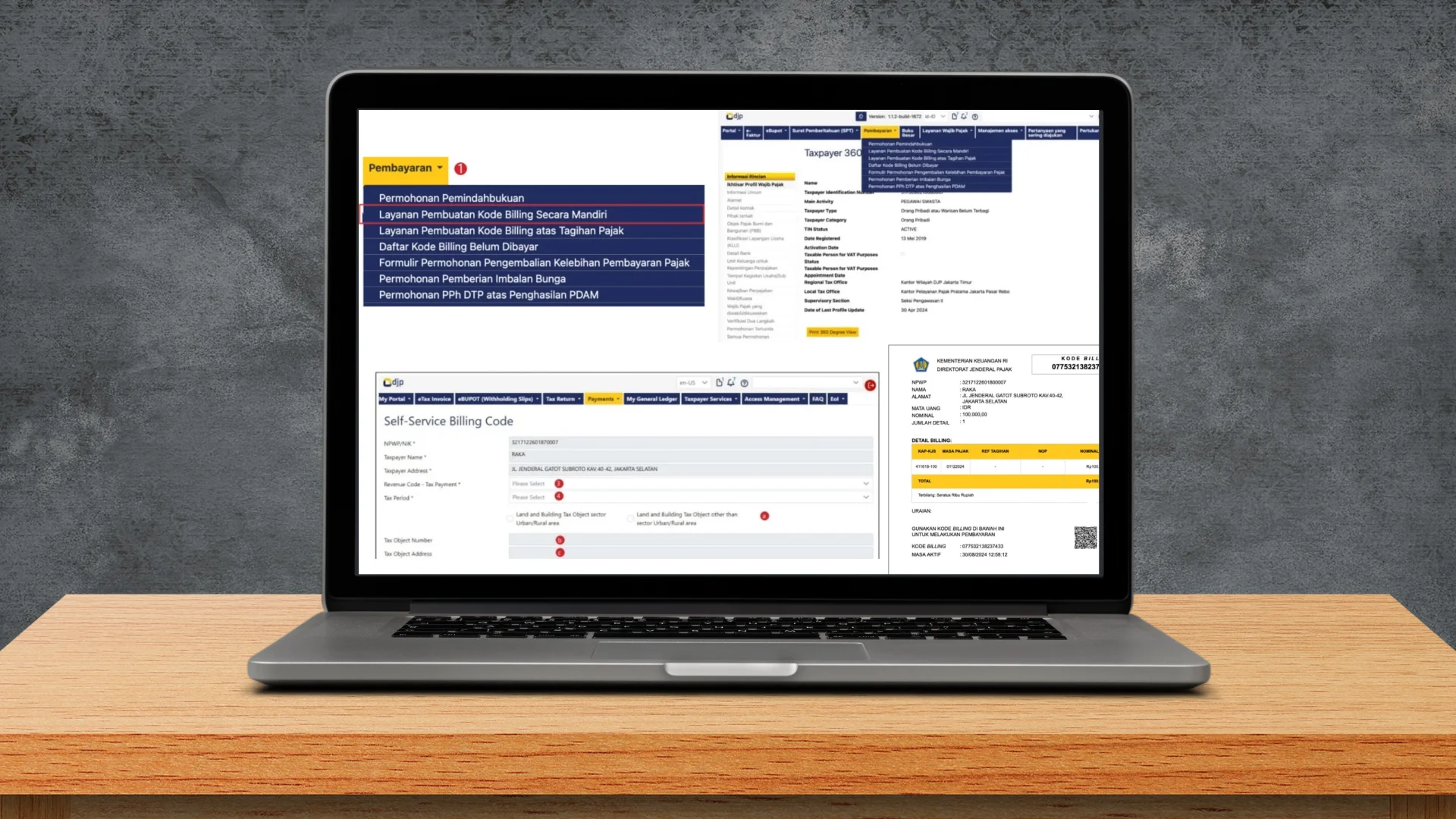cara membuat kode billing coretax